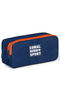 Sport Two-Eye Dark Blue Pencil Bag