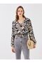 Lcw Vision V-Neck Floral Long Sleeve Women's Blouse (S3) - 2