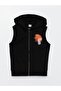 Lcw Kids Hooded Printed Boys' Zippered Vest