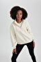 Regular Fit Zippered Stand Collar Sweatshirt Y7162Az23Wn - 3