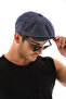 Men's Linen Peaky Blinders Cap - Summer Cotton Newsboy Hat - 3