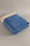 Twin Soft Cotton Double Blanket Brown Blue 200 X 220 5012a - 5