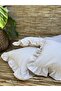 Linen Bohemian Frilly Vintage 4-Piece Square Throw Pillow Cover - 3