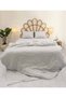 Calmo Duvet Cover Set Silver Double 200x220 9563a