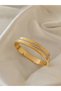 Steel Cuff Bracelet Labyrinth Zircon Stone Design Bracelet Steel New Season - 2