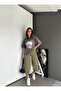 Women's Khaki Gabardine Harem Pants 0017 - 7