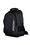 Black-Two Compartment Backpack - 3