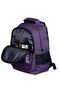 Black-Two Compartment Backpack - 5