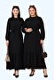 Polyviscose Pleated Hijab Summer Dress - Women - 3