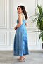 Sleeveless Denim Dress with Front Zipper Detail - 3