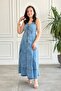 Sleeveless Denim Dress with Front Zipper Detail - 6