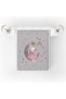 Girl Sitting on the Moon Grey Single Fitted Sheet