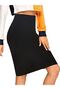 Black Tight Pencil Skirt - 2