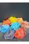 SOFT SHOWER BATH BALL SPONGE, COLORFUL, 8 PIECES - 2