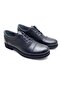 Genuine Leather Black Orthopedic Winter Men's Shoes - 3