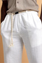 Baggy Oversize Viscose Fabric Loose Trousers - 3