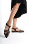 Dorva Ankle Strap Pointed Toe Sandals - 7