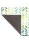 Green Figured Geometric Patterned Woven Base and Washable Carpet Miravip9389 - 5