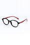 New - Unisex 1-5 Years Black Kids Computer Screen Glasses with Red Temple Details