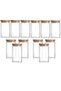 Set of 12 250 Ml Jar Borosilicate Glass Storage Container Bamboo Vacuum Lid Spice Bowl Snack Bowl