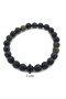 Men's Bracelet - Serpentine Natural Stone, Eblk-471 - 4