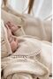 Scallop Double Sided Cotton Baby Apron Brown - 2