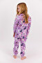 Rolypoly Cats Lilac Girls Seasonal Pajama Set Rp2590-C - 3