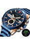 8384 Double Hour Steel Men's Wristwatch - 2