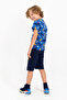 Boy's Navy Blue Capri Suit - 3