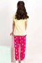 Rolypoly Cute Ice Cream Light Yellow Short Sleeve Girls Pajamas Set - 3