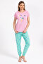 Rolypoly Positive Stay - Pink Women's Pajama Set