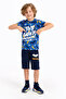 Boy's Navy Blue Capri Suit - 2