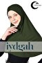 غطاء رأس تكتيكي جاهز عملي وسهل الاستخدام - H، أخضر