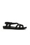 Knitted Patterned Non-Slip Sole Soft Sandals Black 37 - 2