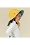 Yellow Blue Hat with Uv Protection for Baby - Sunlight Protection - 4