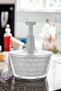 Practical 5Lt White Manual Vegetable Dryer Salad Dryer Greenery Dryer - 4