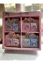 Set of 2 Mini Princess Design Velcro Notebooks & Keychain - 5