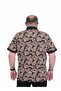 Men's Large Size Polo Collar T-Shirt Hawai 24455 Navy Blue - 2