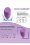 Purple Colored 4-Piece Makeup Sponge Set - With Stand - 2