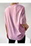 Unisex Plain Basic Unprinted Cotton Oversize T-Shirt - Women's Black and White Loose Cut Combed Cotton T-Shirt - 3