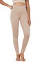 Women's High-Waist Corded Fabric Stretchy Sports Leggings 4117 - 4