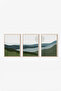 3 Piece 3D Poster Painting Set with Real Wood Frame - 2