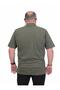 Large Size Men's Polo Collar T-Shirt - Leaf 24457 KHAKI - 2