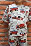 New Season Car Scoop Printed Summer Set 2-Piece Bottom Top Daily Set 100% Cotton - 4