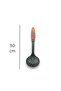 Red Teflon Serving Set of 2 - 220° Durable Colander and Pasta Spoon - 3