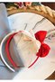 Women's 2-Piece Bow Maternity Crown & Satin Ribbon Crown Hair Band - 2