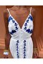 Linen Embroidered New Season Dress - 2