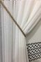Double Breasted Curtain Tulle Background Collection Apparatus Rope Cord Braçol 300cm Metal End 1 Piece - 3