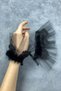 Lavin Feathered Couple Bridal Bracelet Hand Accessory