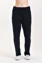 Black High Waist Regular Leg Sweatpants with Insert Pocket - 2
